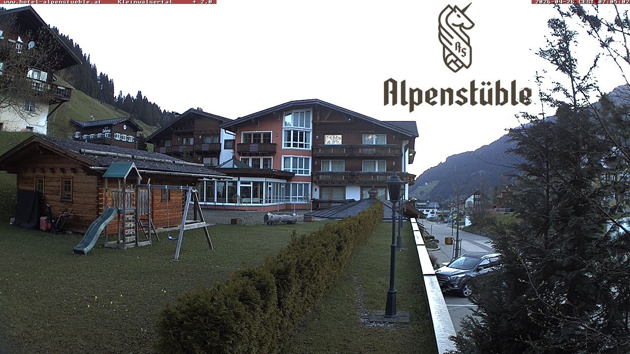 Archived image Webcam Hotel "Alpenstueble"