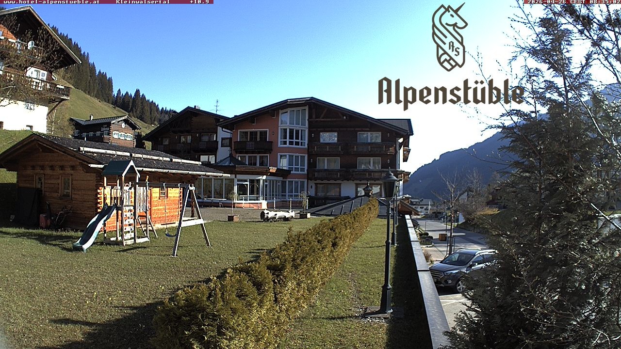 Archived image Webcam Hotel "Alpenstueble"