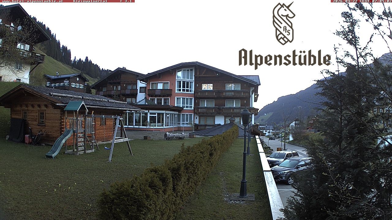 Archived image Webcam Hotel "Alpenstueble"