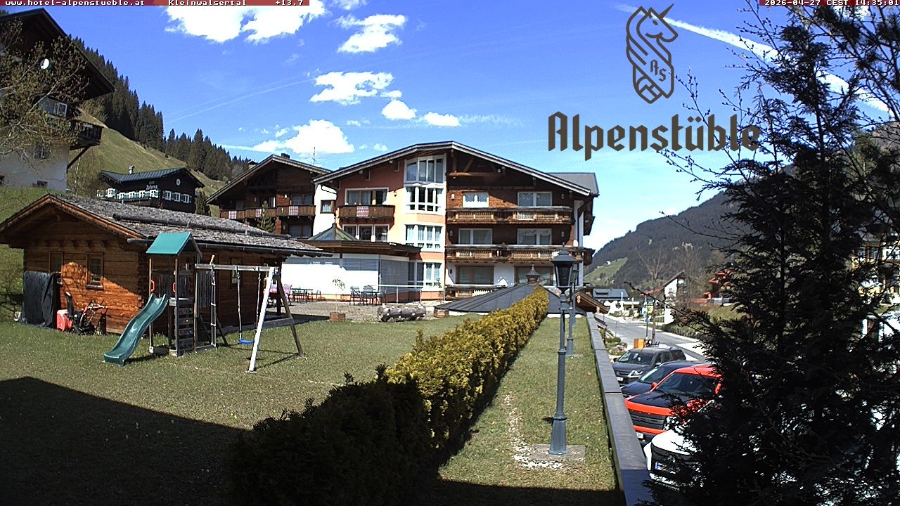 Archived image Webcam Hotel "Alpenstueble"