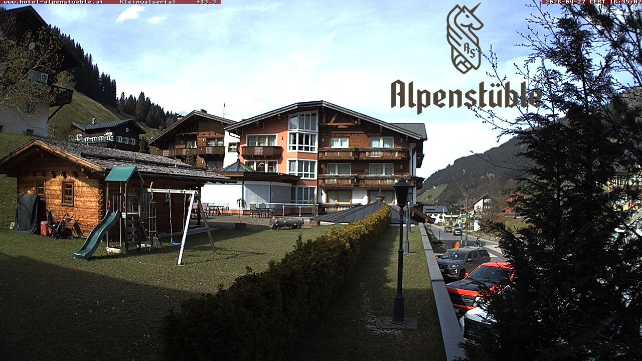 Archived image Webcam Hotel "Alpenstueble"