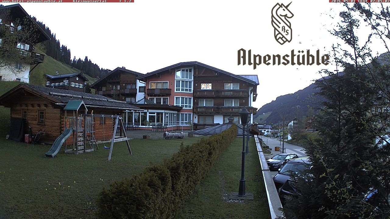 Archived image Webcam Hotel "Alpenstueble"