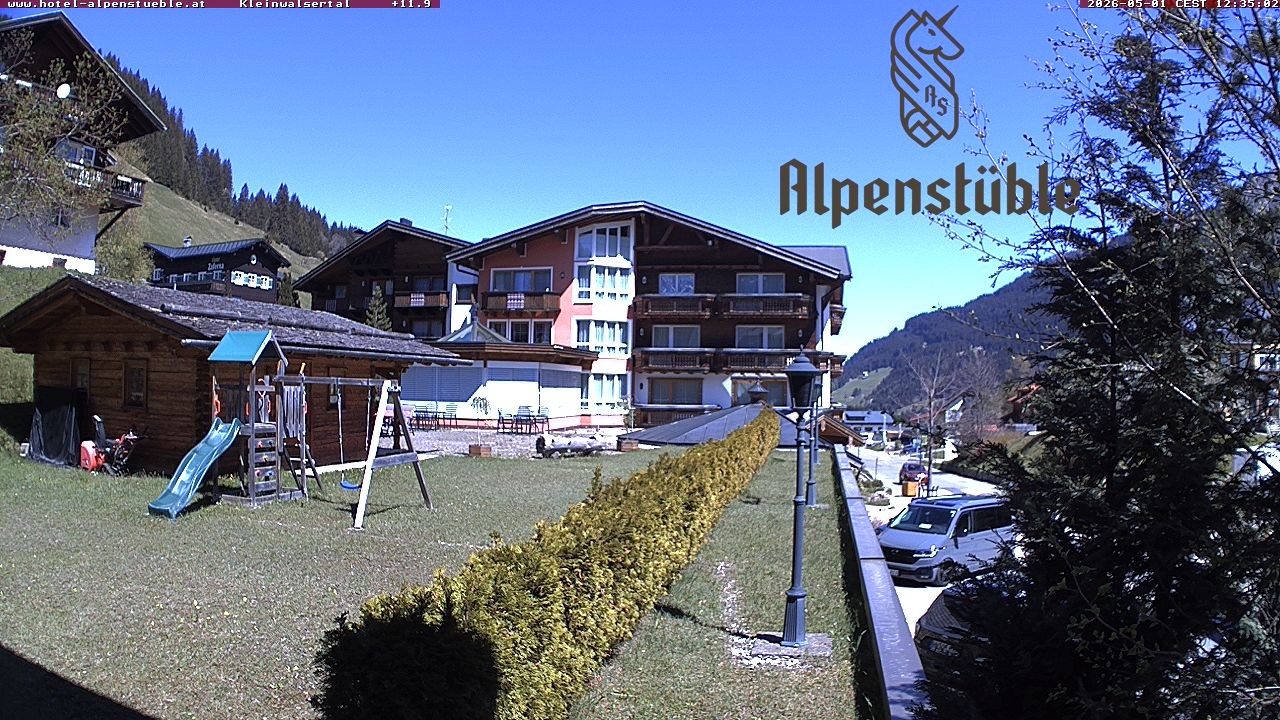 Archived image Webcam Hotel "Alpenstueble"