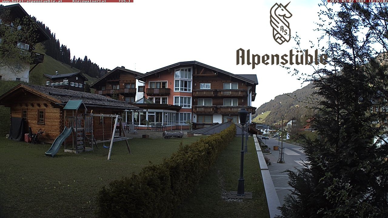 Archived image Webcam Hotel "Alpenstueble"