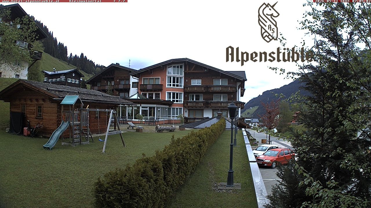 Archived image Webcam Hotel "Alpenstueble"