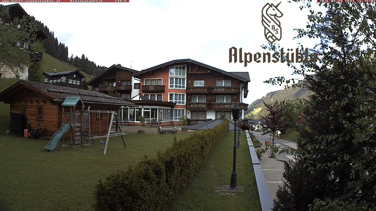Archived image Webcam Hotel "Alpenstueble"