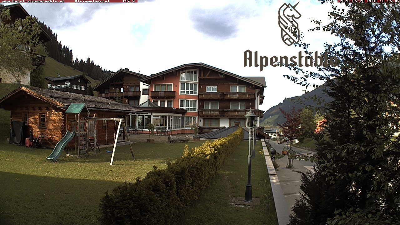 Archived image Webcam Hotel "Alpenstueble"