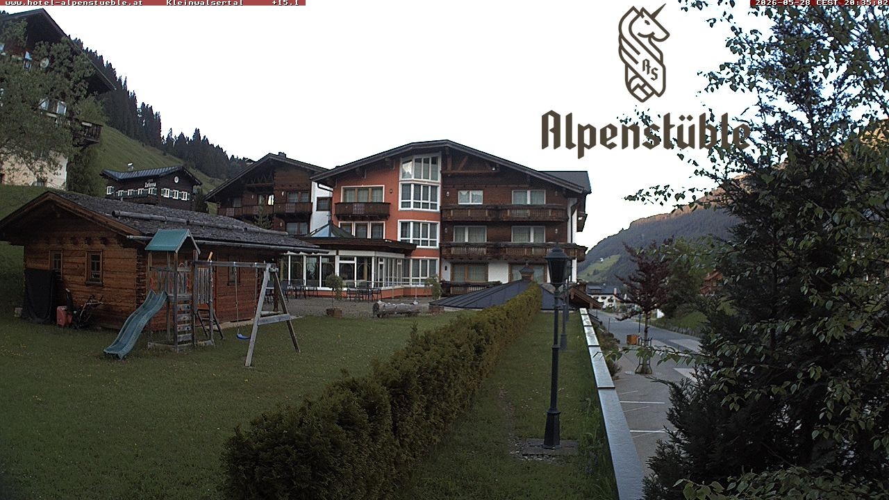 Archived image Webcam Hotel "Alpenstueble"