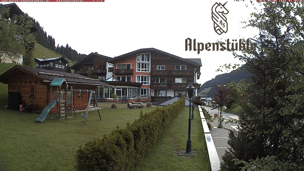 Archived image Webcam Hotel "Alpenstueble"