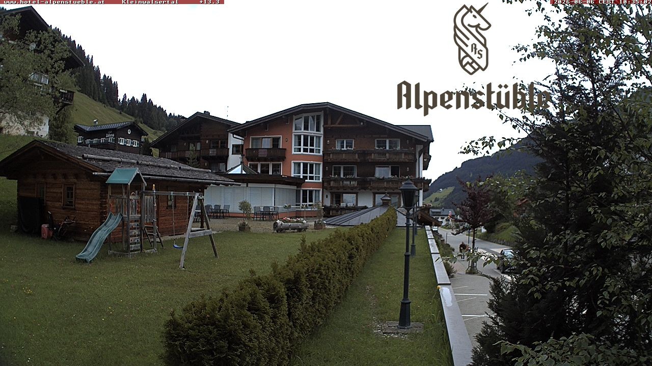 Archived image Webcam Hotel "Alpenstueble"