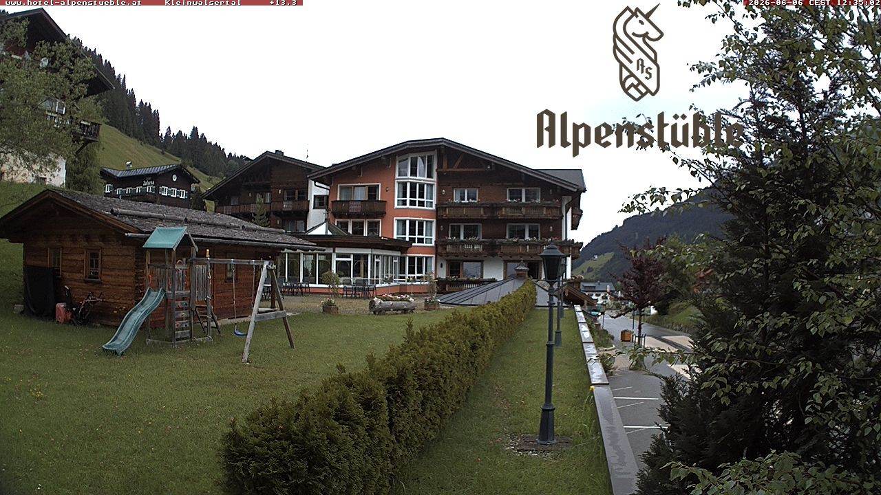 Archived image Webcam Hotel "Alpenstueble"