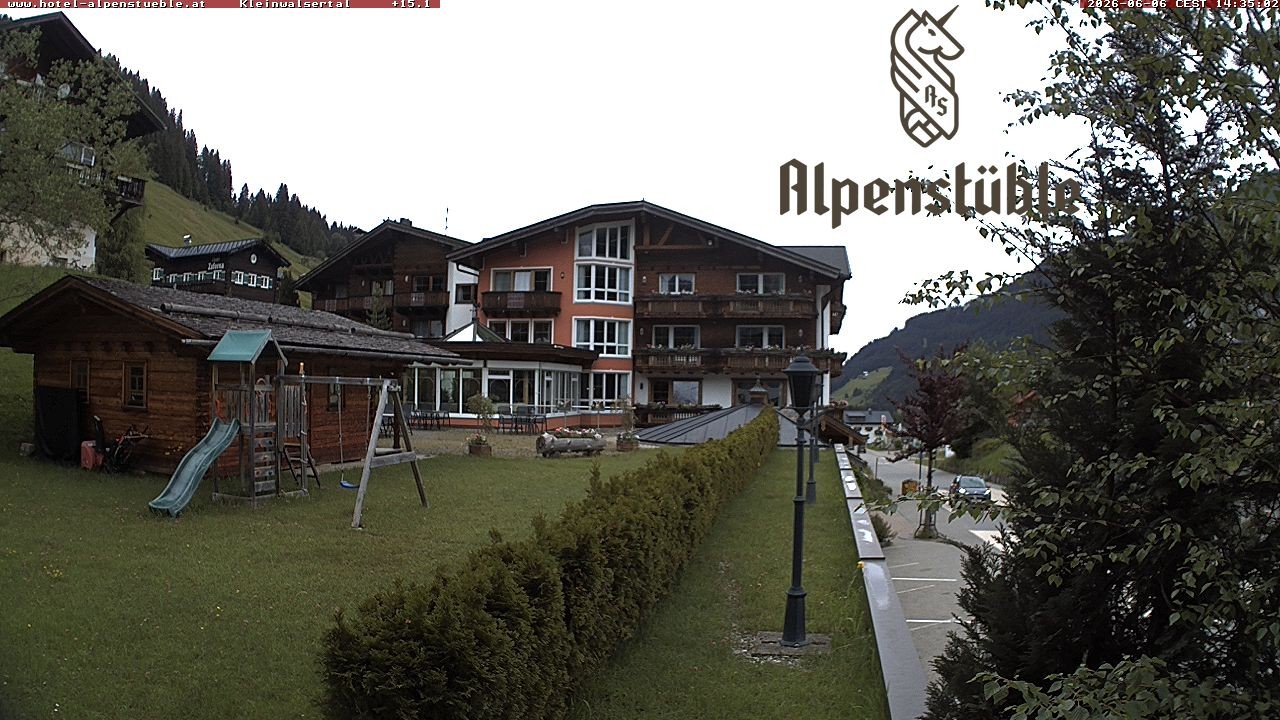 Archived image Webcam Hotel "Alpenstueble"