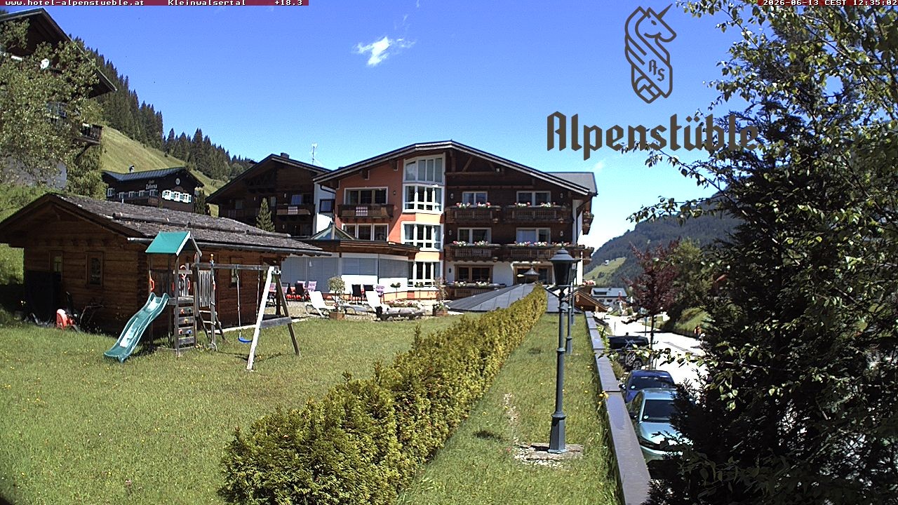 Archived image Webcam Hotel "Alpenstueble"