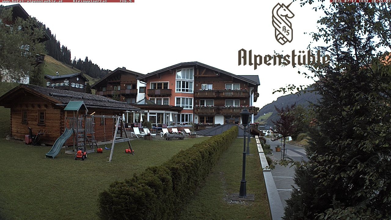 Archived image Webcam Hotel "Alpenstueble"