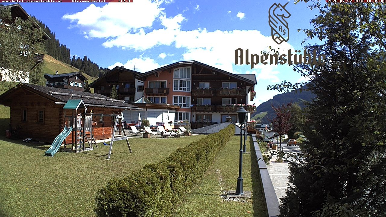 Archived image Webcam Hotel "Alpenstueble"