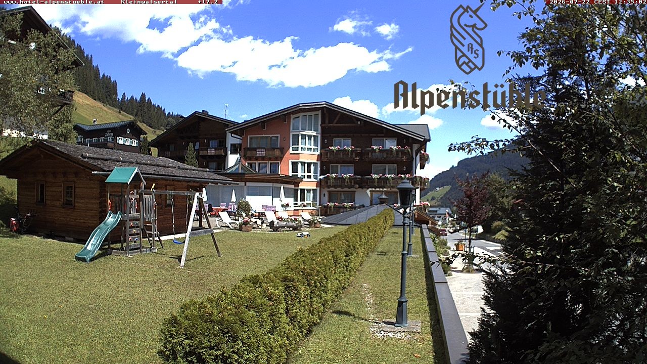 Archived image Webcam Hotel "Alpenstueble"