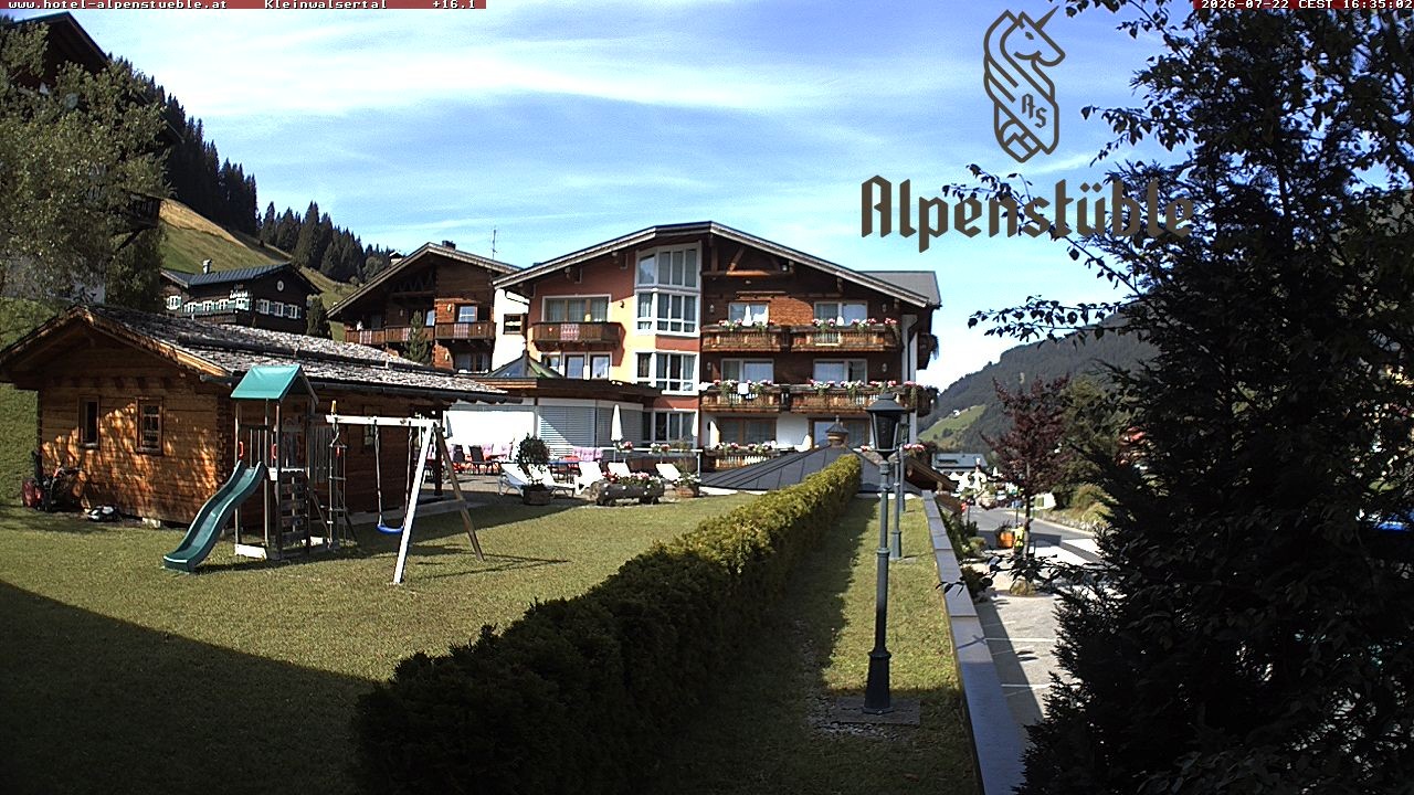 Archived image Webcam Hotel "Alpenstueble"