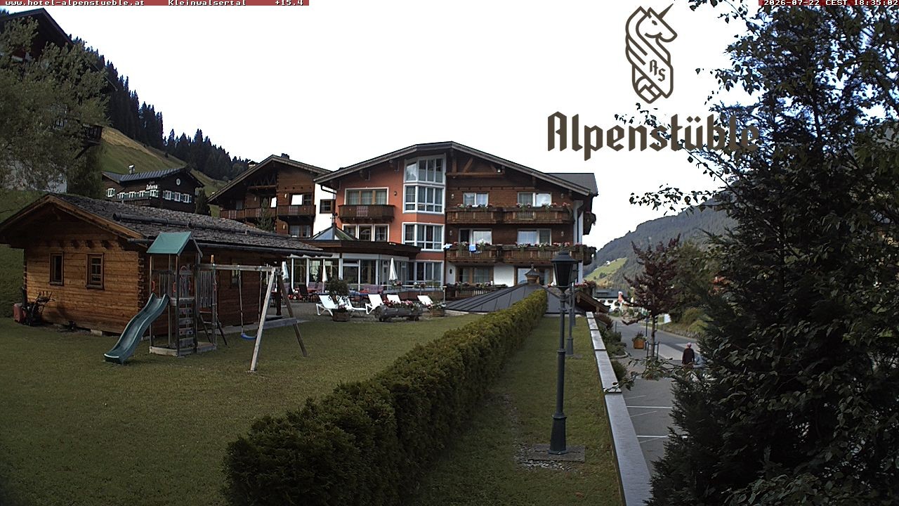 Archived image Webcam Hotel "Alpenstueble"