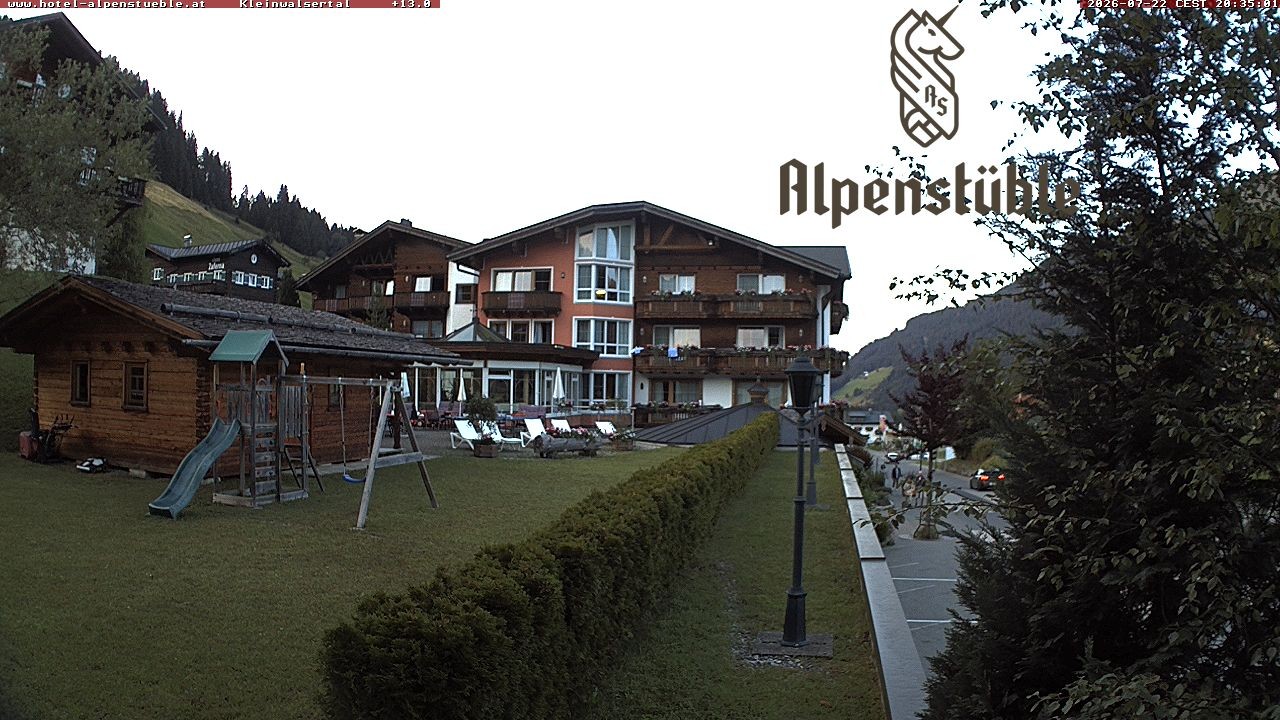 Archived image Webcam Hotel "Alpenstueble"