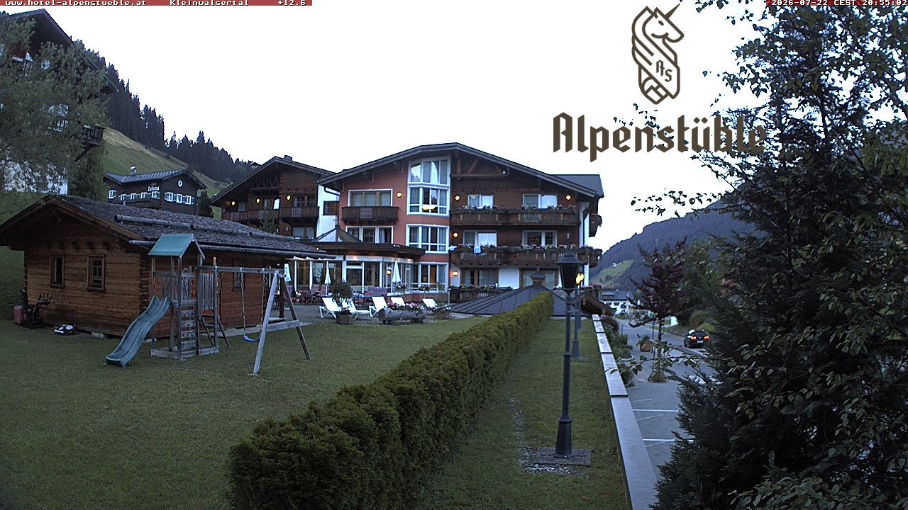 Archived image Webcam Hotel "Alpenstueble"