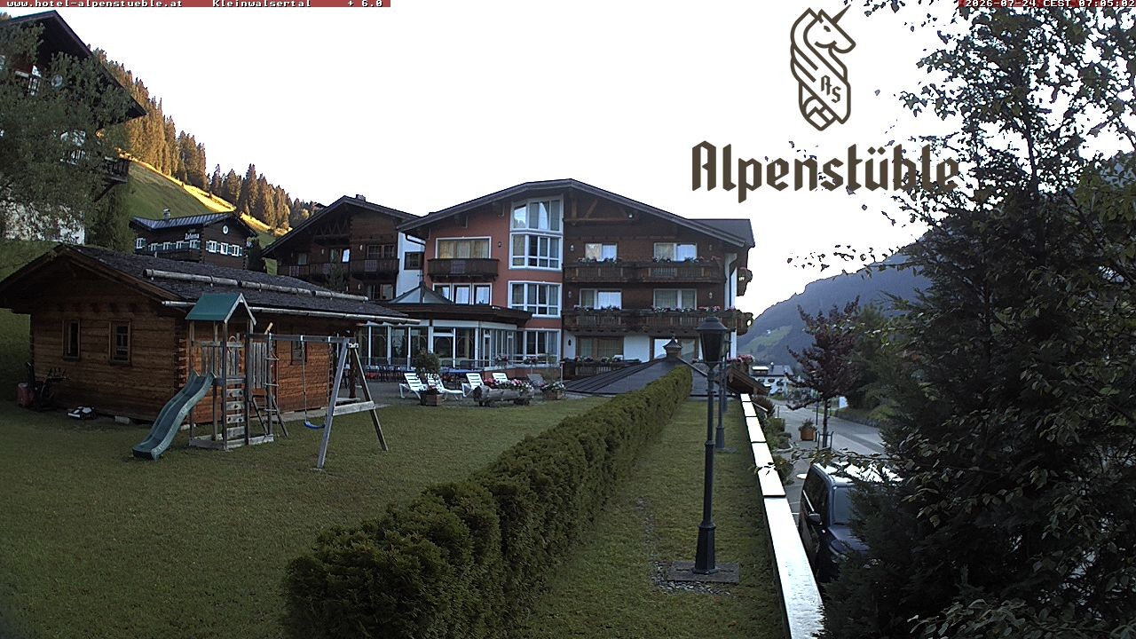 Archived image Webcam Hotel "Alpenstueble"
