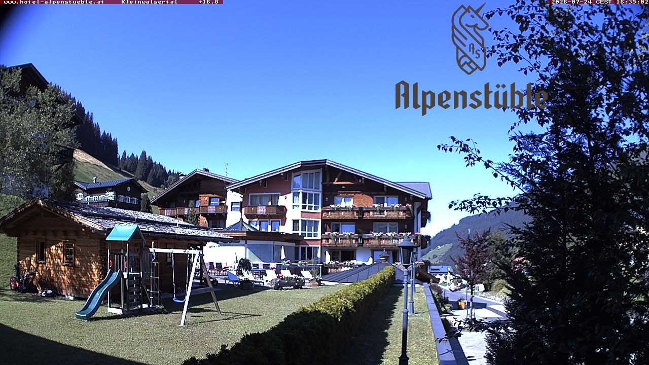 Archived image Webcam Hotel "Alpenstueble"