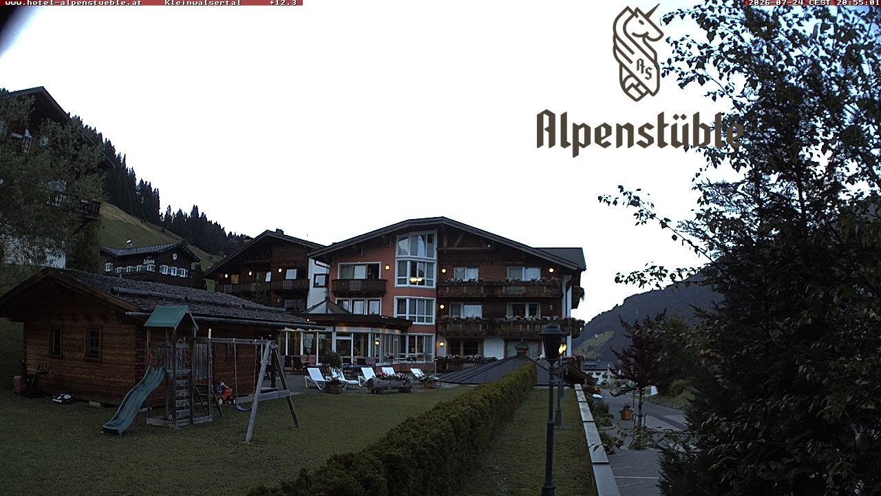 Archived image Webcam Hotel "Alpenstueble"