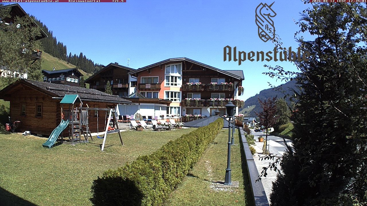 Archived image Webcam Hotel "Alpenstueble"