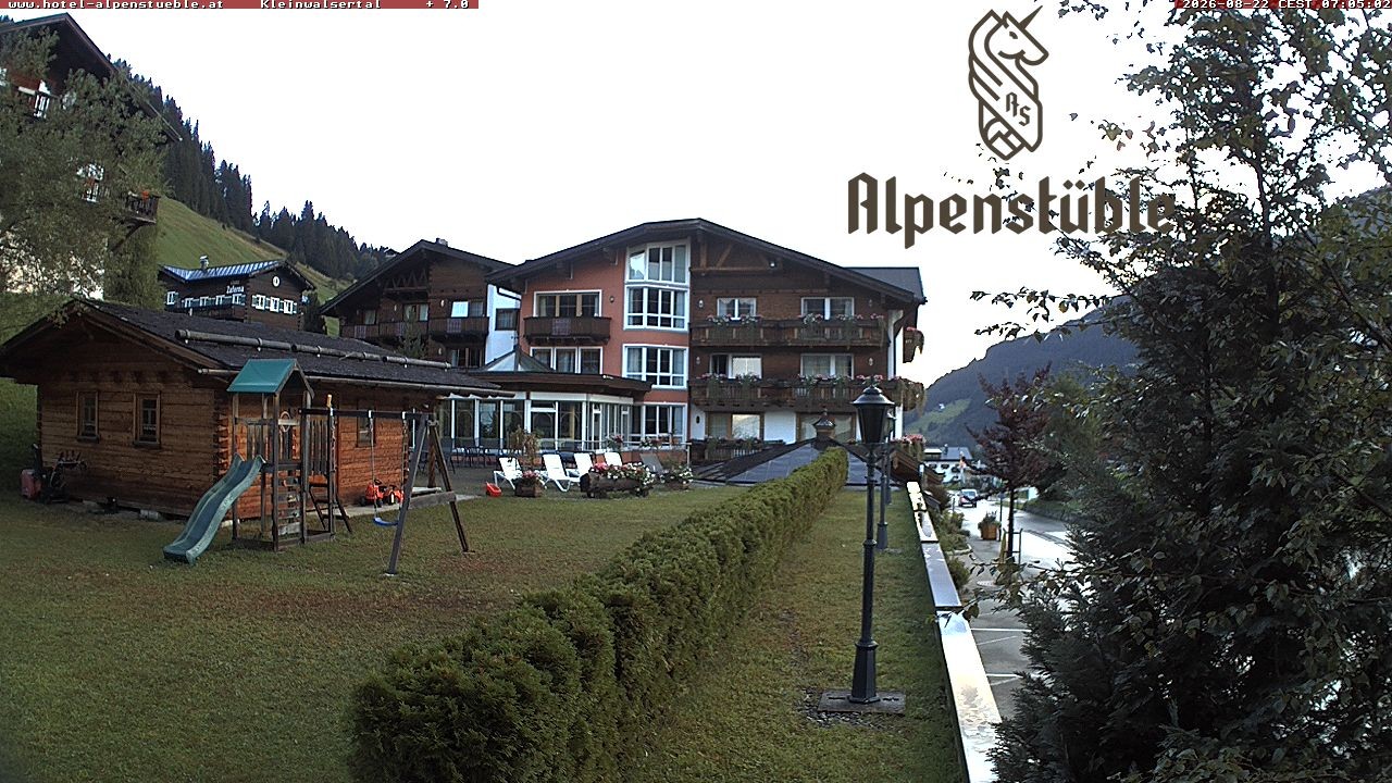 Archived image Webcam Hotel "Alpenstueble"