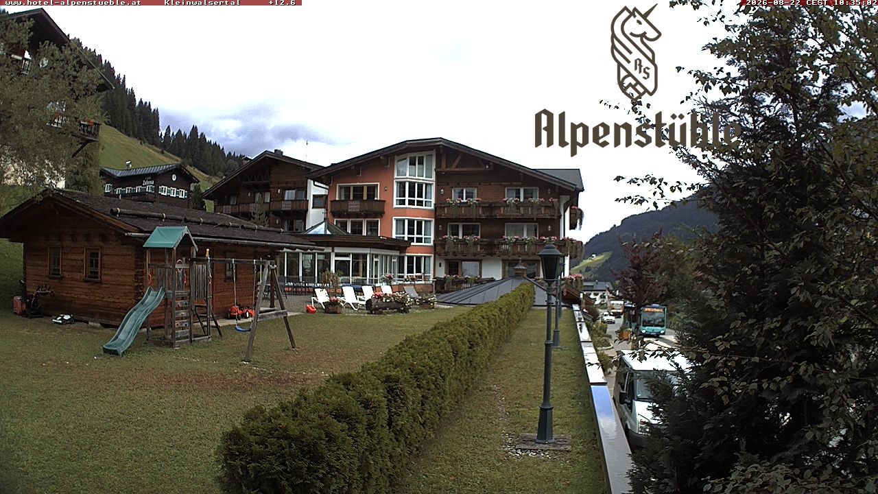 Archived image Webcam Hotel "Alpenstueble"