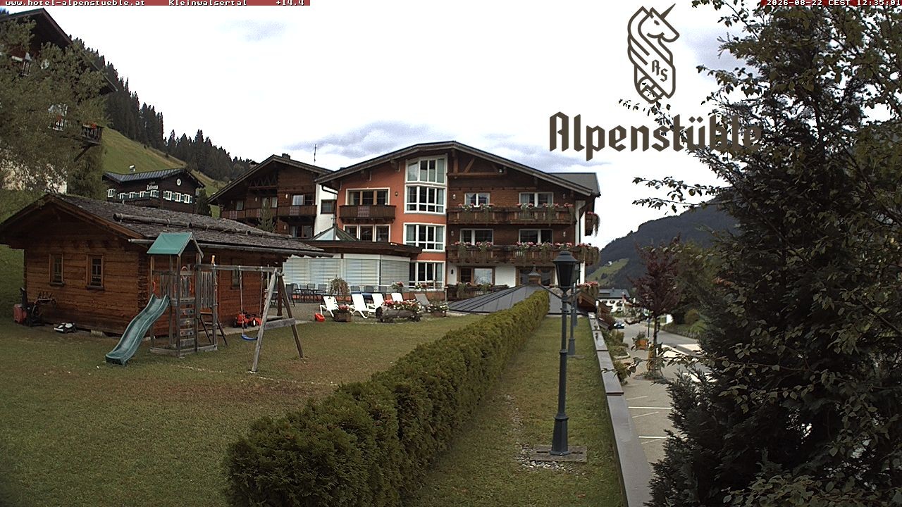 Archived image Webcam Hotel "Alpenstueble"