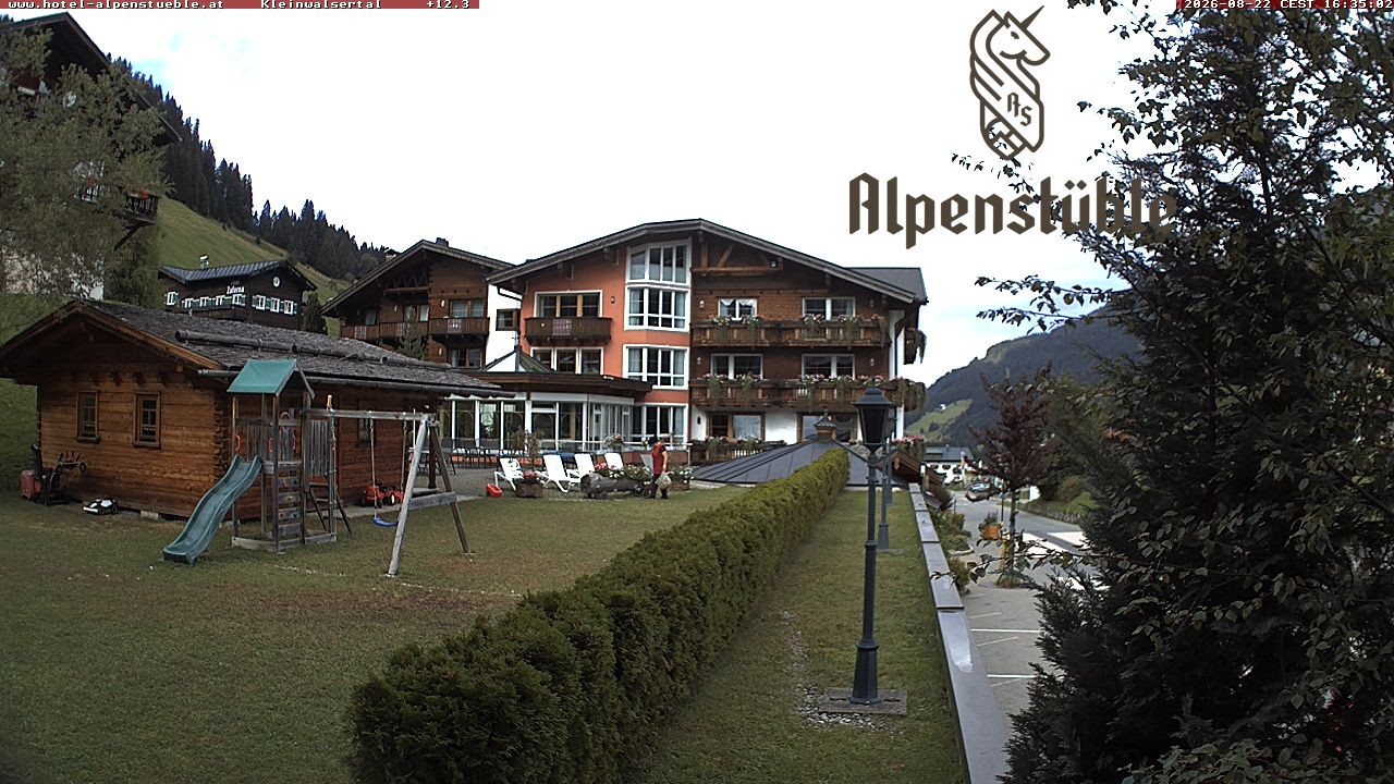 Archived image Webcam Hotel "Alpenstueble"
