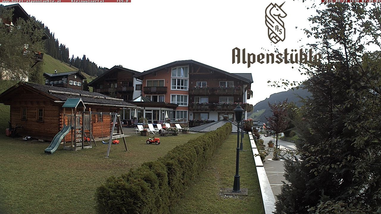 Archived image Webcam Hotel "Alpenstueble"