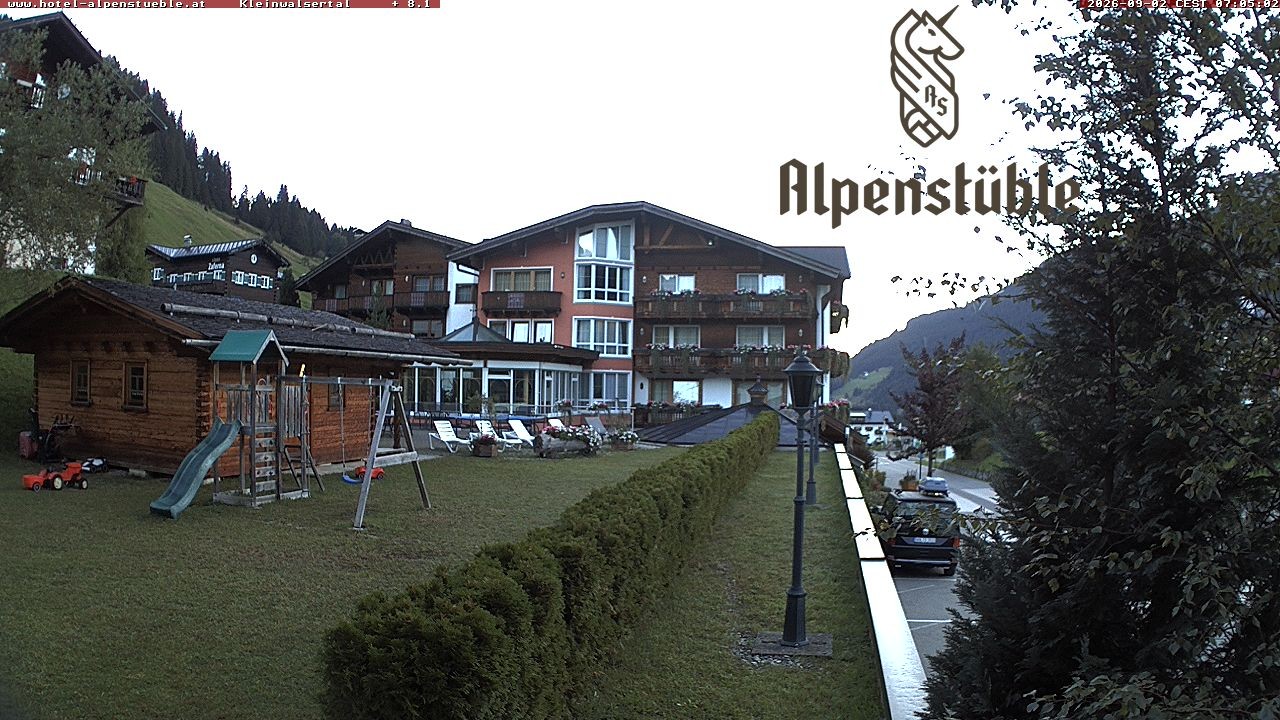 Archived image Webcam Hotel "Alpenstueble"