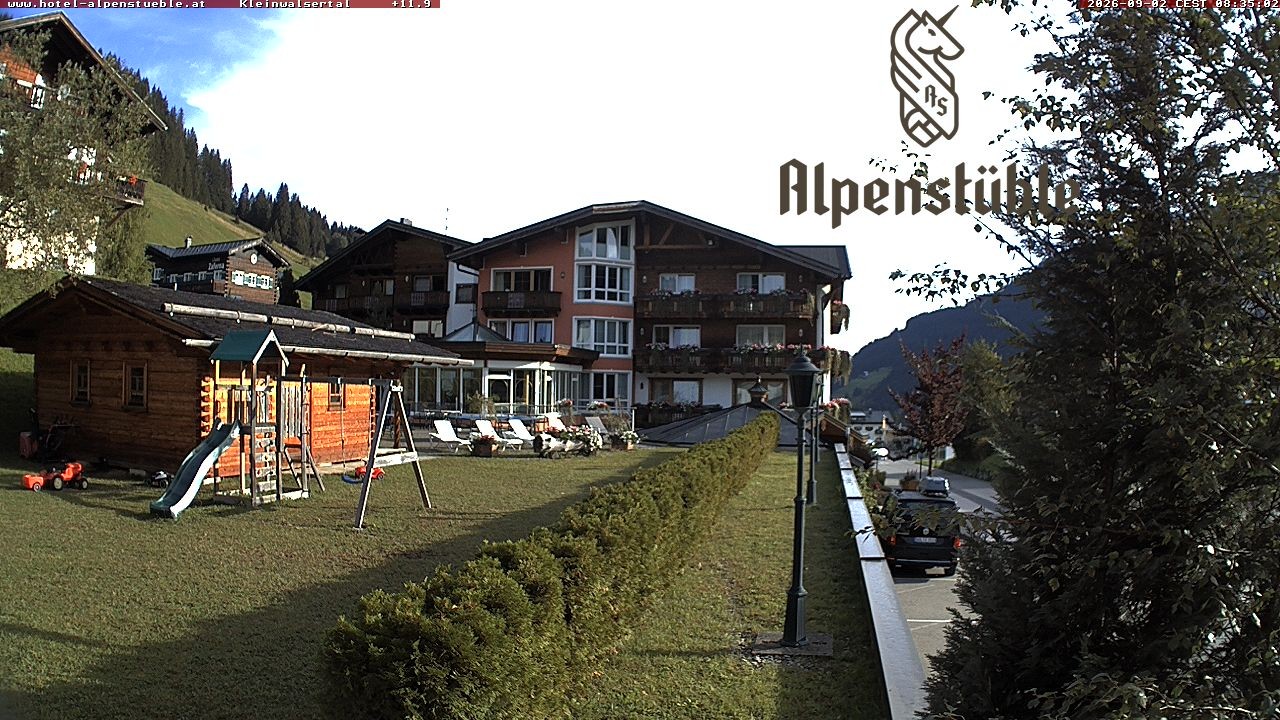 Archived image Webcam Hotel "Alpenstueble"
