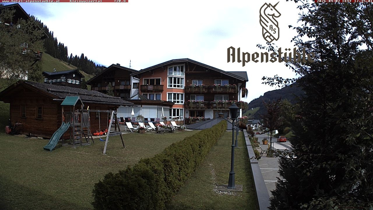 Archived image Webcam Hotel "Alpenstueble"
