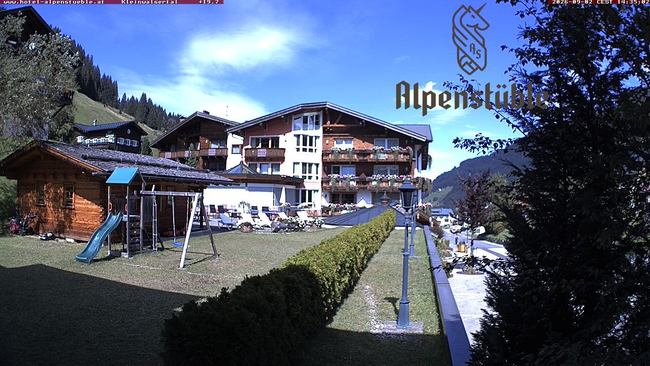 Archived image Webcam Hotel "Alpenstueble"