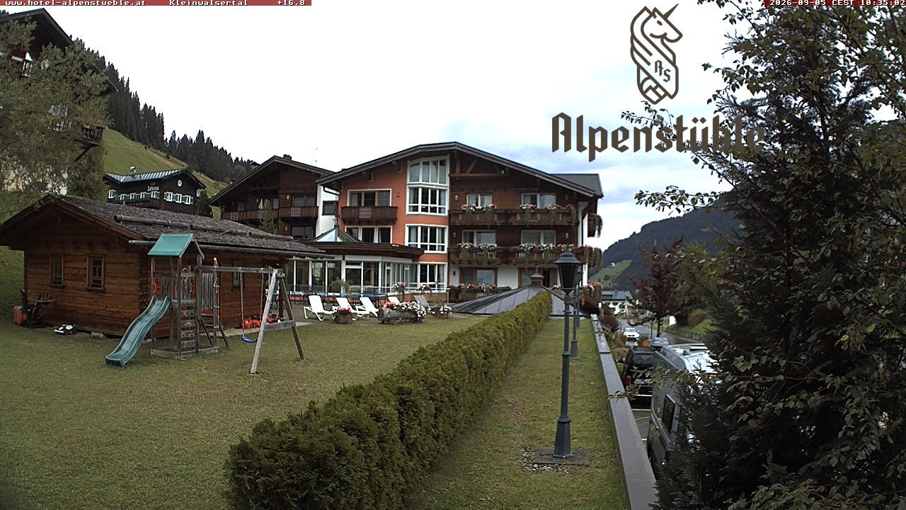Archived image Webcam Hotel "Alpenstueble"