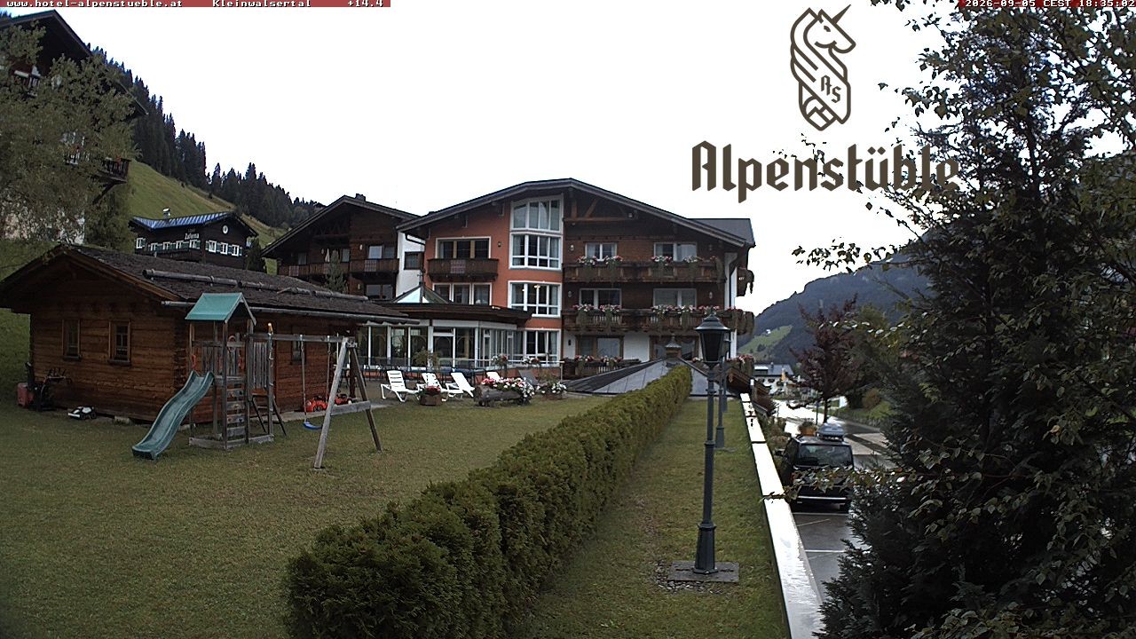 Archived image Webcam Hotel "Alpenstueble"