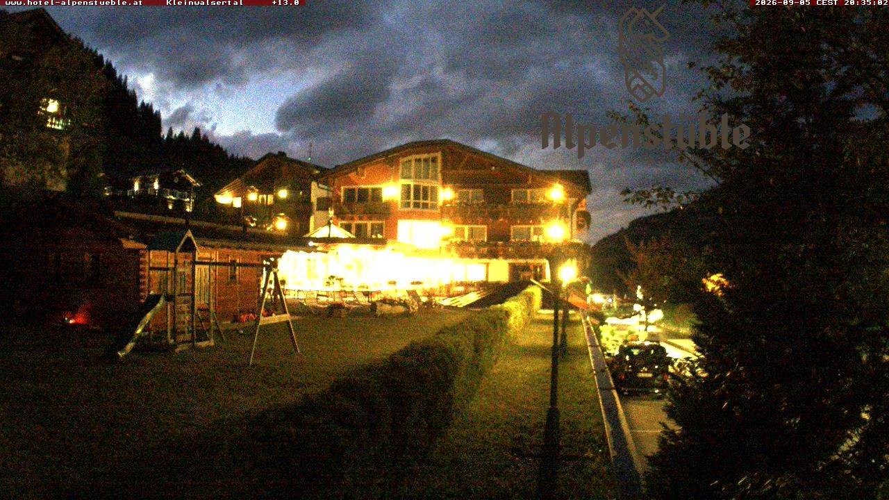 Archived image Webcam Hotel "Alpenstueble"