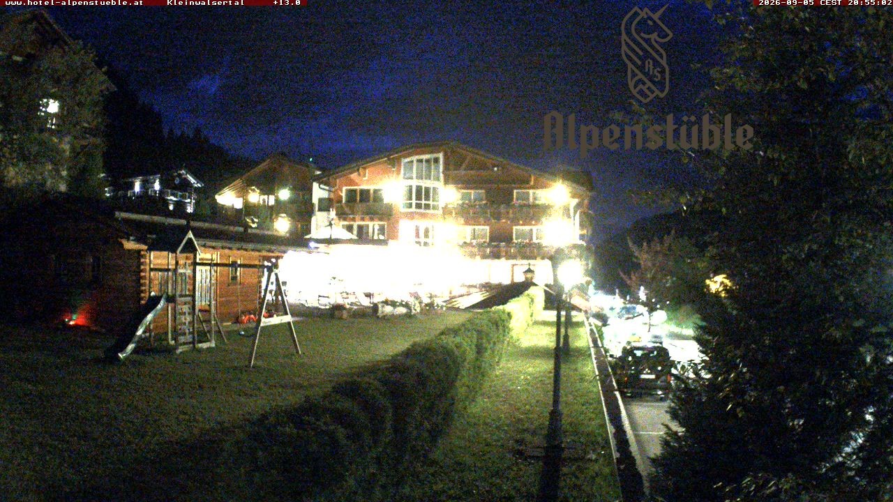 Archived image Webcam Hotel "Alpenstueble"