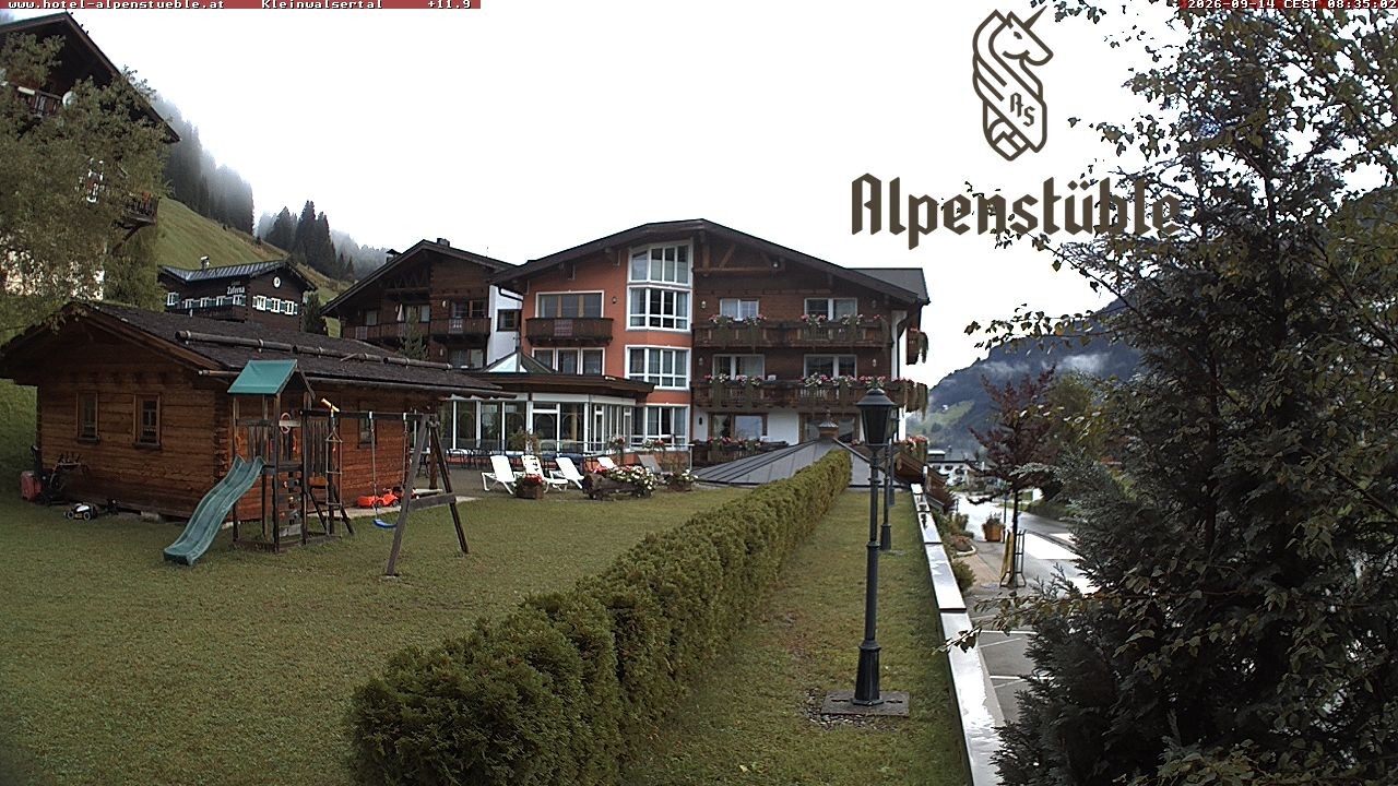 Archived image Webcam Hotel "Alpenstueble"