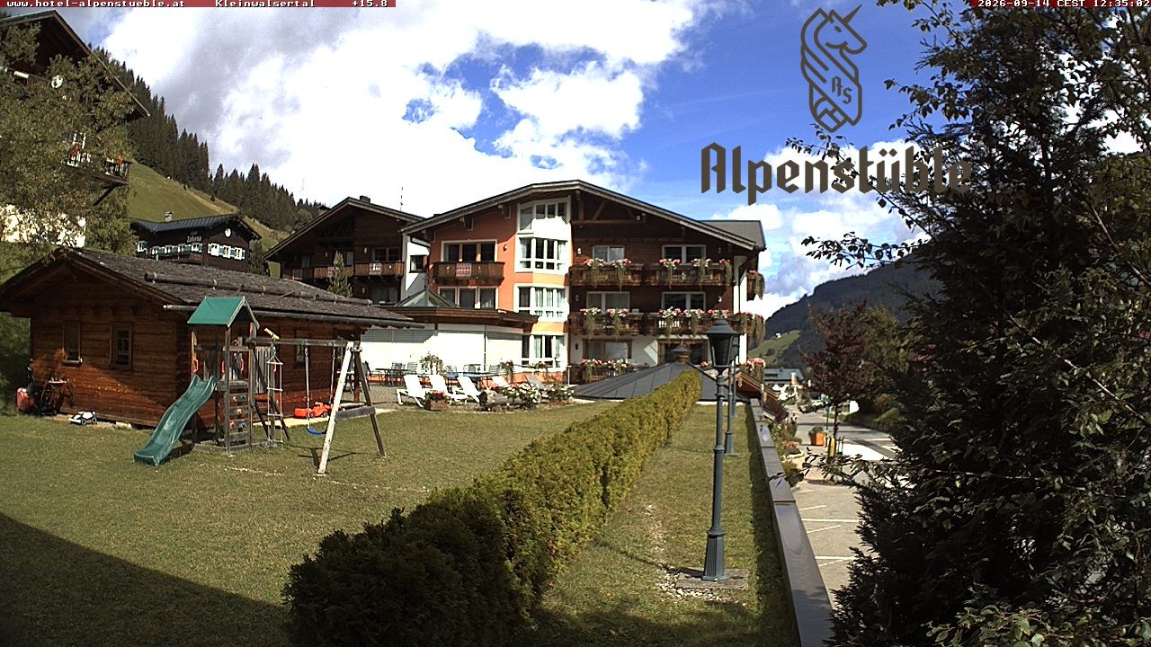 Archived image Webcam Hotel "Alpenstueble"