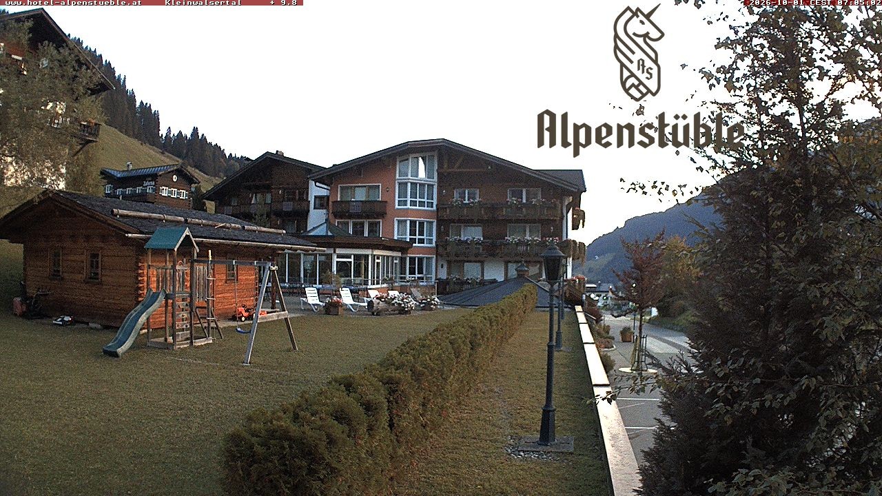 Archived image Webcam Hotel "Alpenstueble"