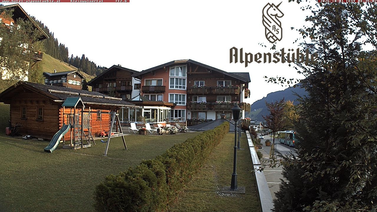 Archived image Webcam Hotel "Alpenstueble"