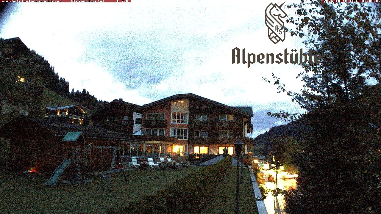 Archived image Webcam Hotel "Alpenstueble"