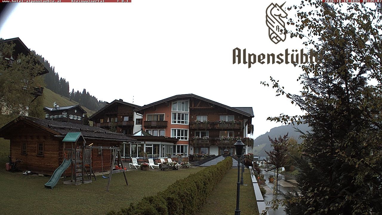 Archived image Webcam Hotel "Alpenstueble"