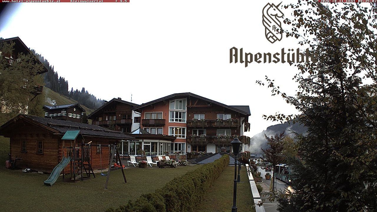 Archived image Webcam Hotel "Alpenstueble"