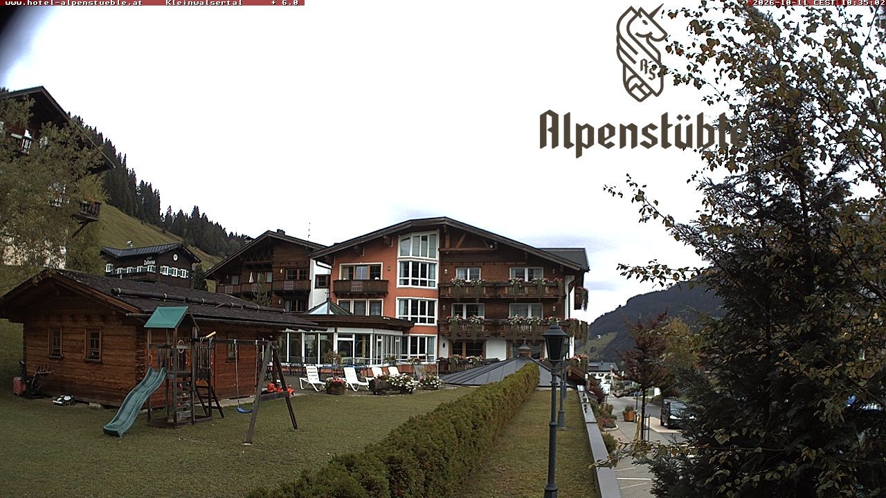 Archived image Webcam Hotel "Alpenstueble"