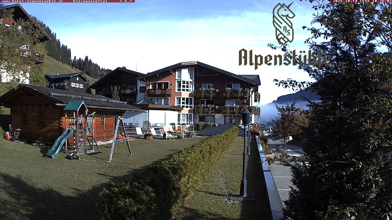 Archived image Webcam Hotel "Alpenstueble"